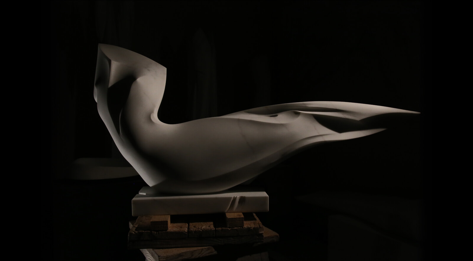 Sirena sognante | 2015 | cm 73-139-29,5 | Statuario